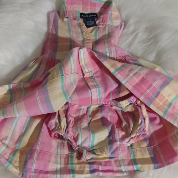 Ralph lauren 9M plaid dress - Picture 9 of 12